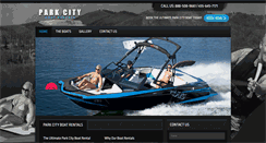 Desktop Screenshot of parkcityboatrentals.com